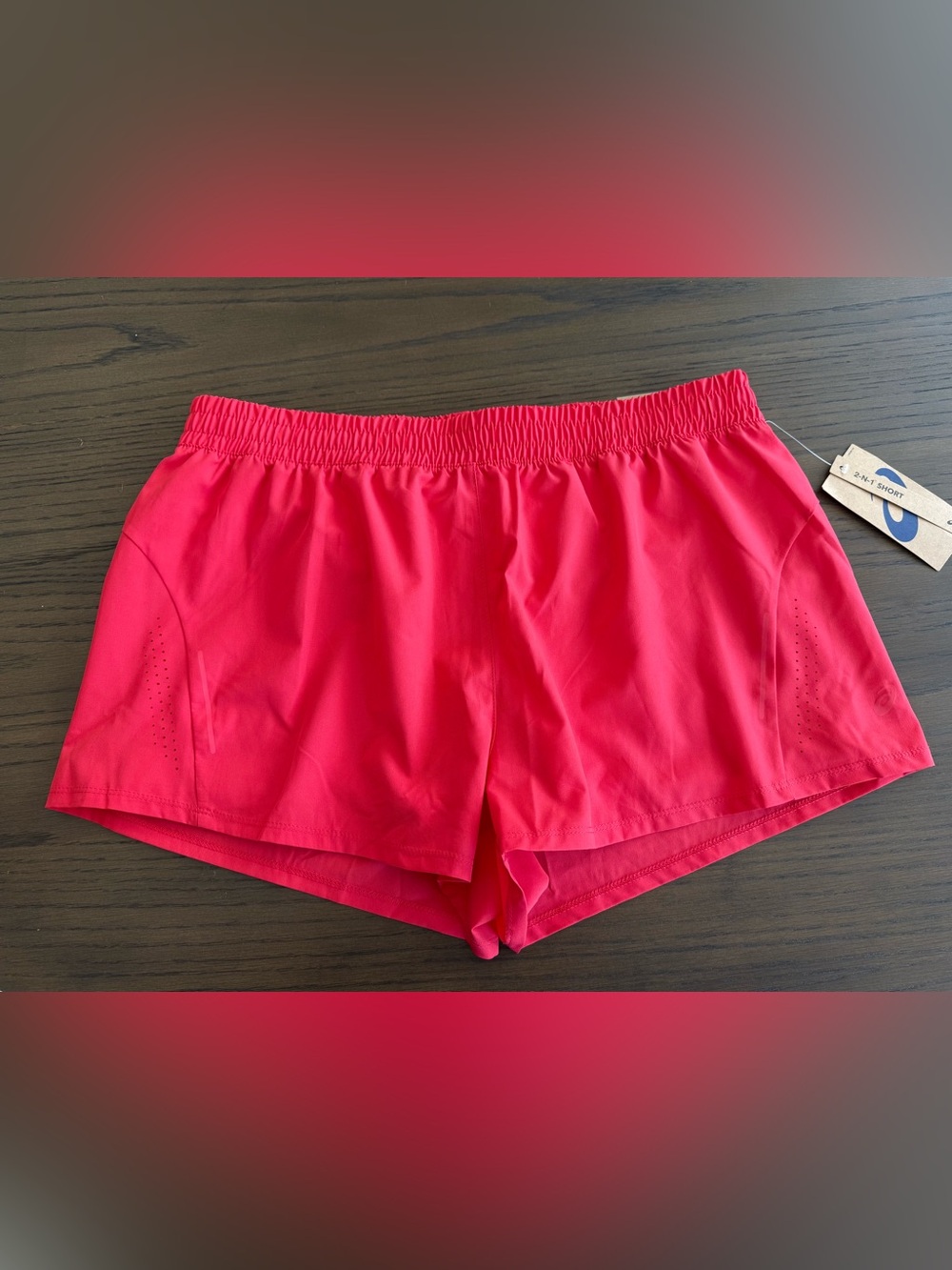Asics Orange Women's Athletic Shorts